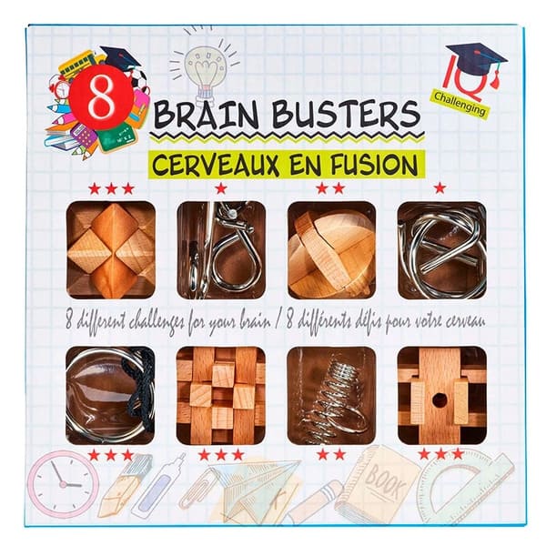 

Набор из 8 головоломок Eureka 3D Puzzle Brain Busters