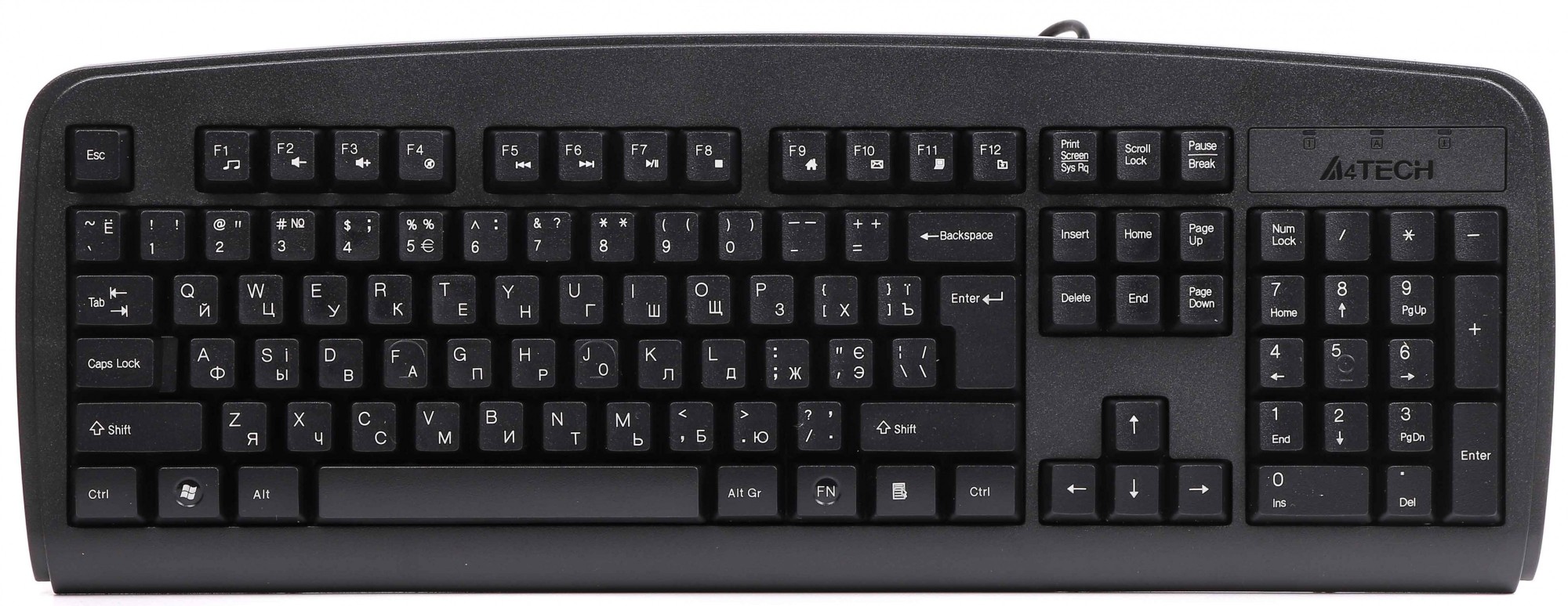 

Клавиатура проводная A4Tech KB-720 PS/2 (4711421686617)
