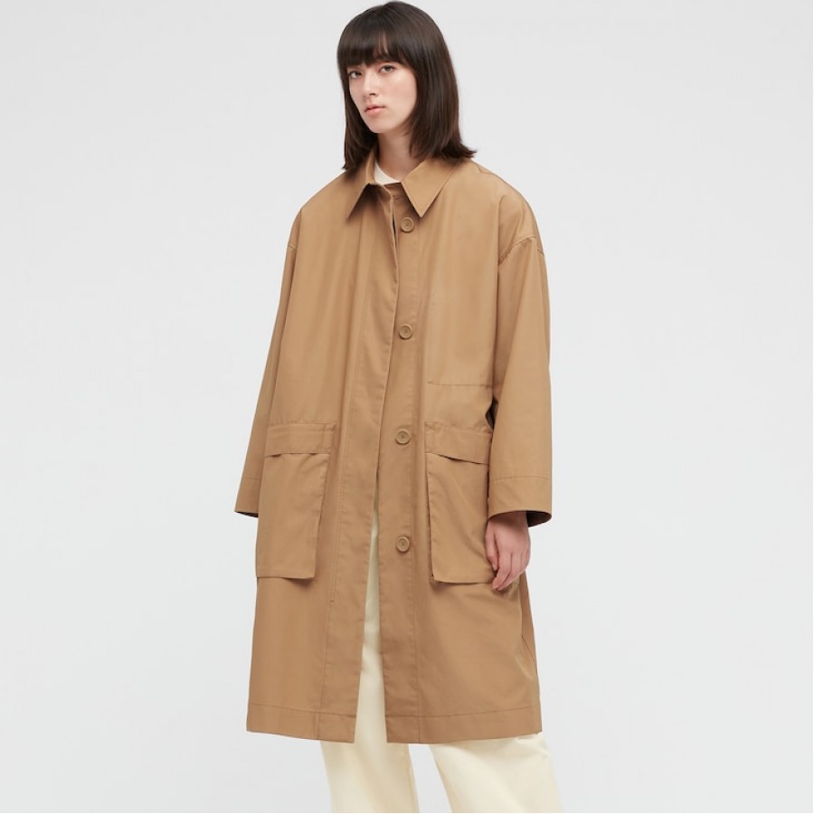 

Френч Uniqlo хлопковый оверсайз L бежевый 5490