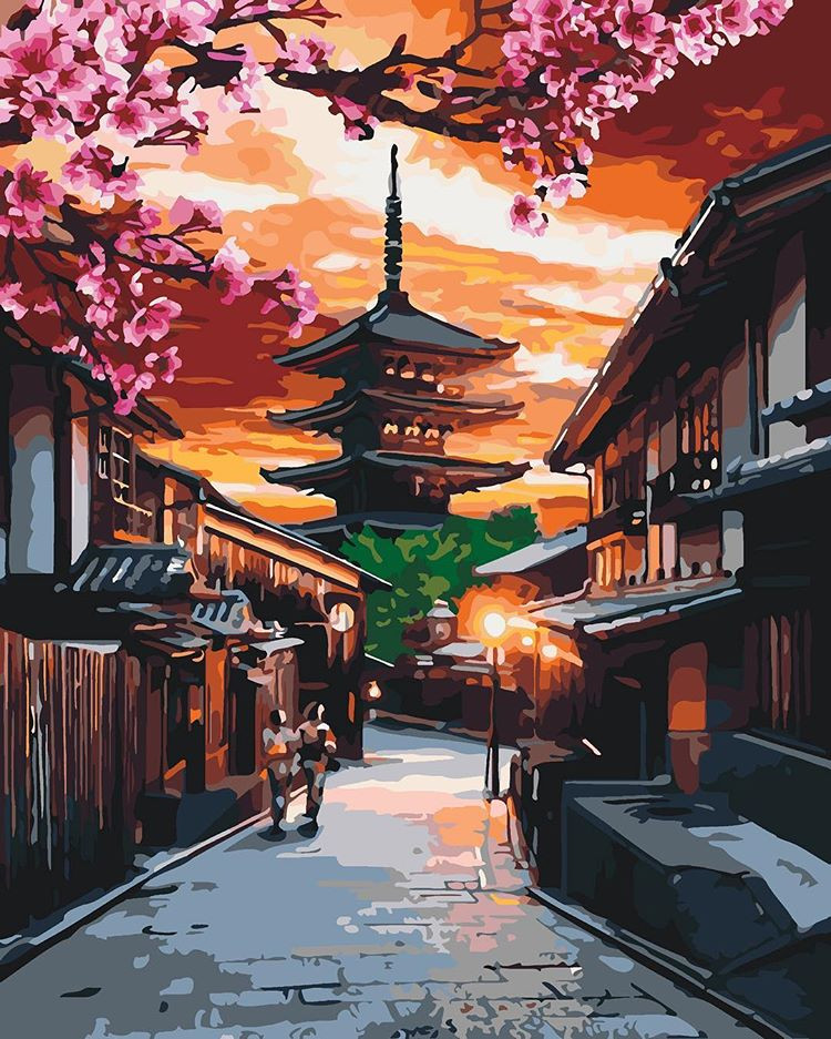 

Картина по номерам. "Японский колорит" 40*50см