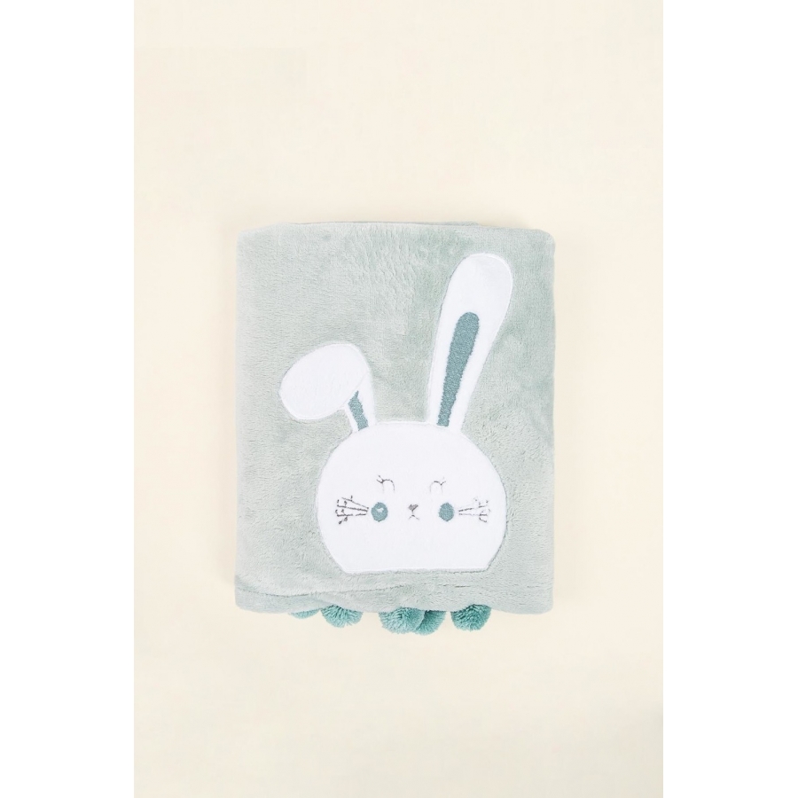 

Плед детский Irya Bunny mint 75х120 см турция, полиэстер