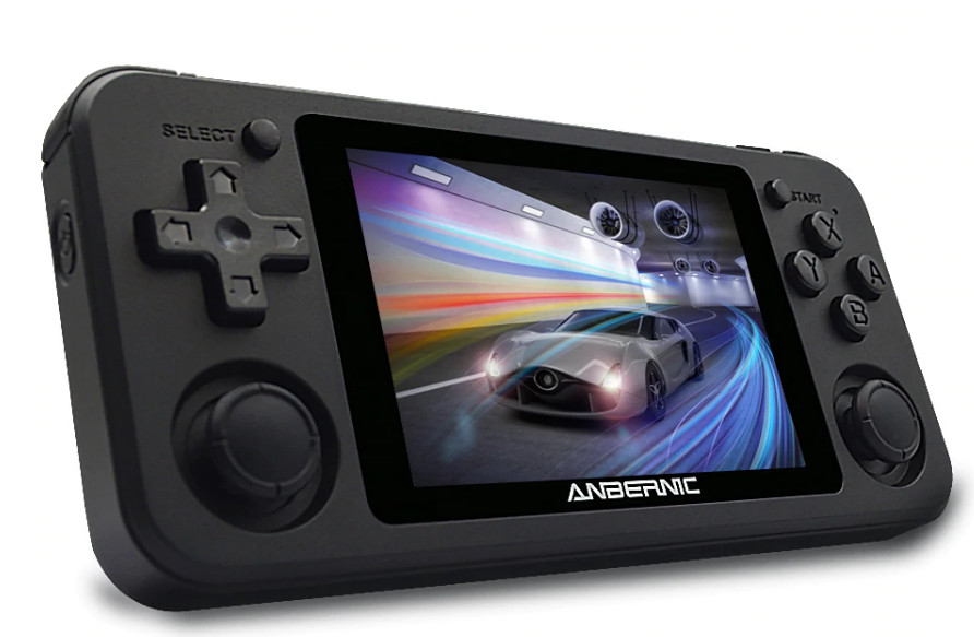 

Игровая приставка ANBERNIC RG350P ips экраном, с поддержкой игр PS 1, со встроенными играми