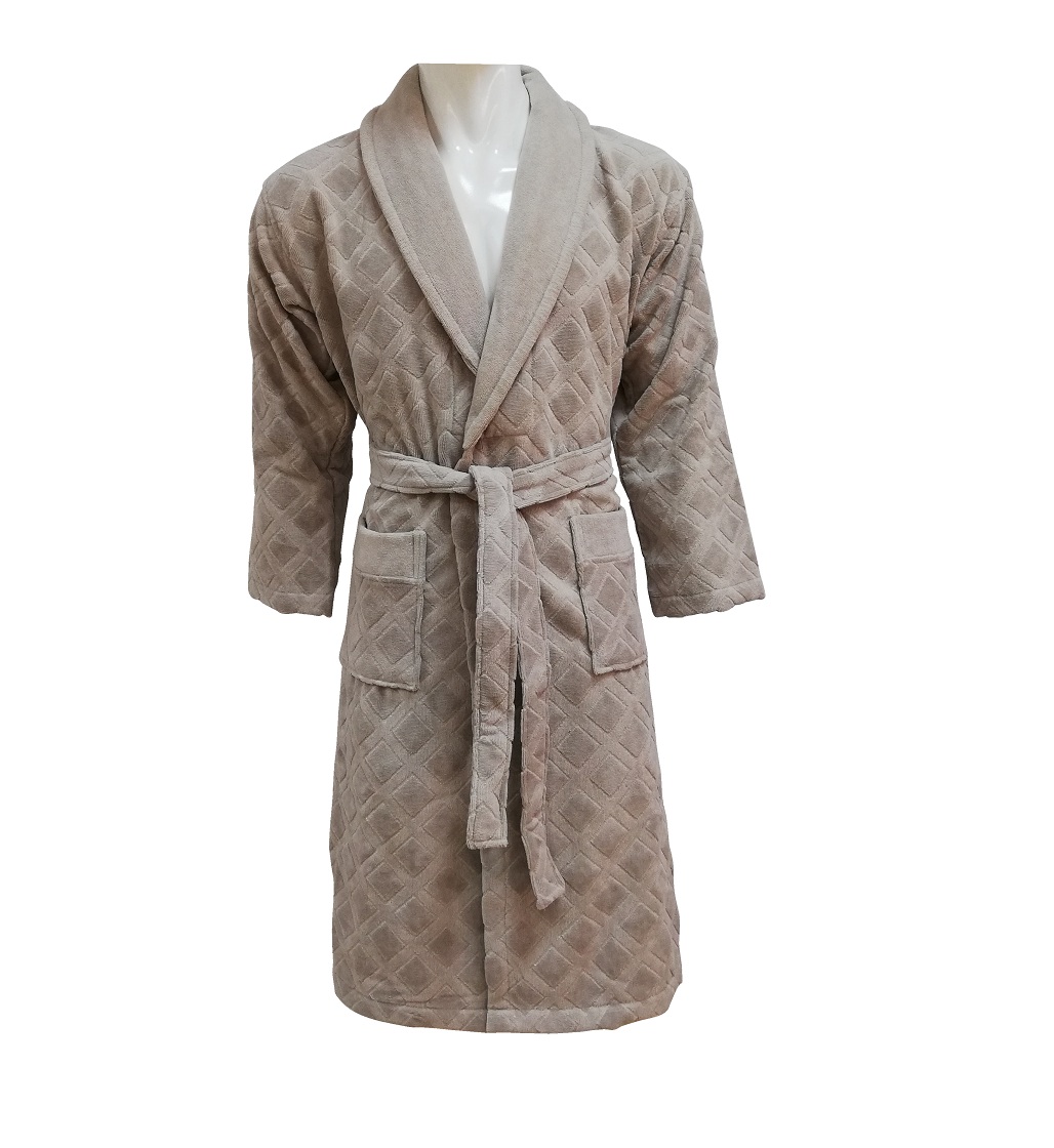 

Халат Cotton Box Class Karo Beige  турция, жаккард велюр, Халат Cotton Box Class Karo Beige M турция, жаккард велюр