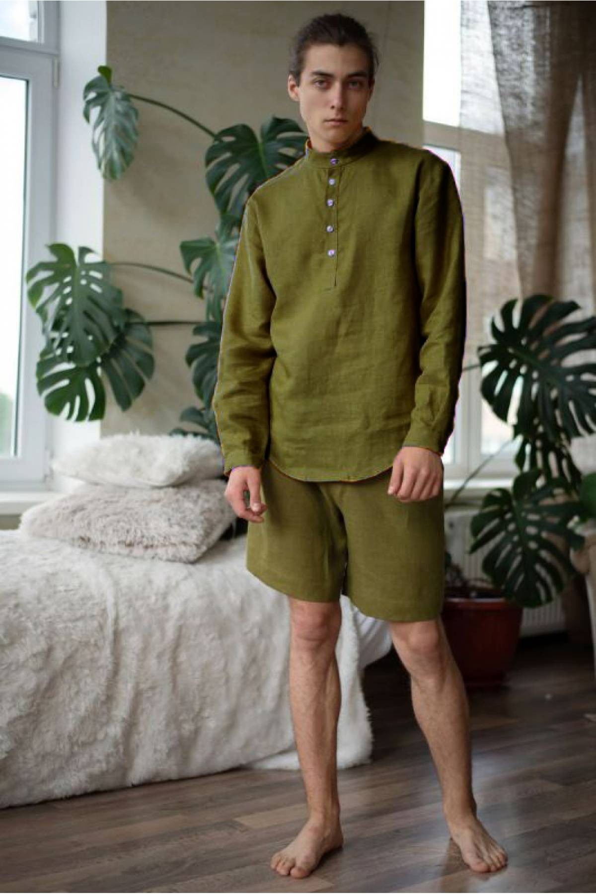 

Льняные мужские шорты Silence 013 Linen (XXL) Хаки, Льняные мужские шорты Silence 013 Linen 54(XXL) Хаки