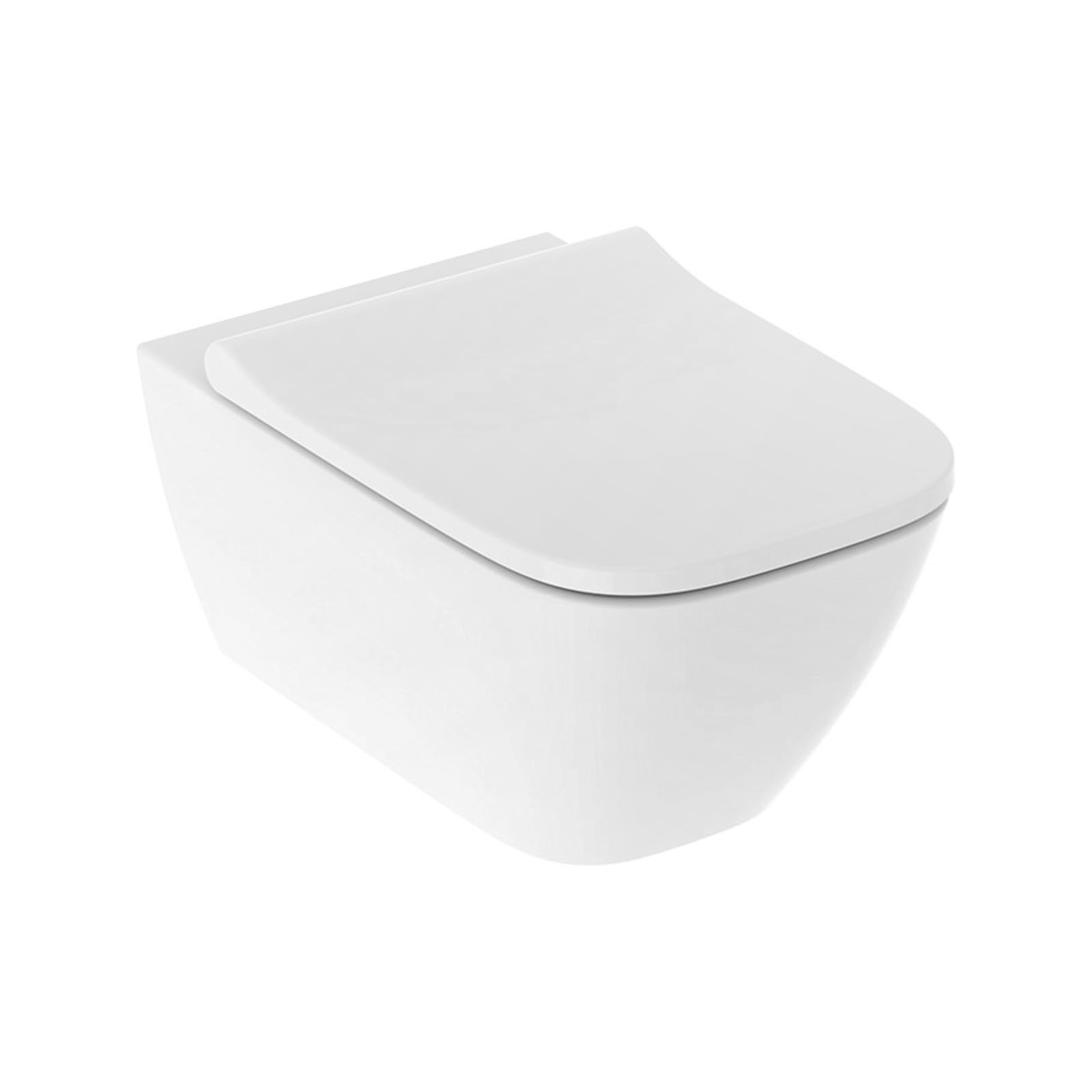 

Унитаз подвесной Rimfree (безободковий) Geberit Smyle Square с сиденьем Soft Close (500.683.00.2)