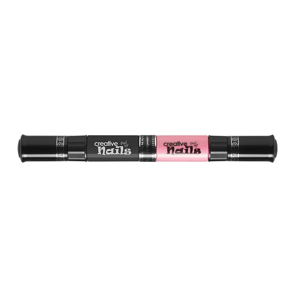 

Дитячий лак-олівець для нігтів Malinos Creative Nails S на водній основі 2 кольори Чорний + Рожевий