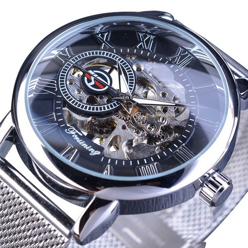

Наручные часы Forsining 1040 Silver-Black