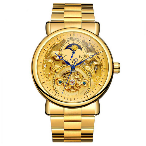 

Наручные часы Forsining 8177 All Gold