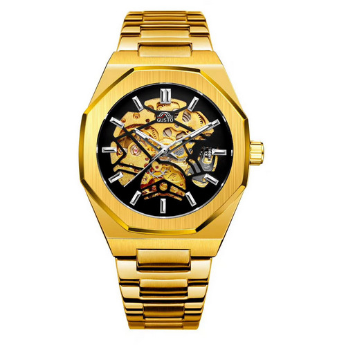 

Наручные часы Gusto Skeleton Gold-Black