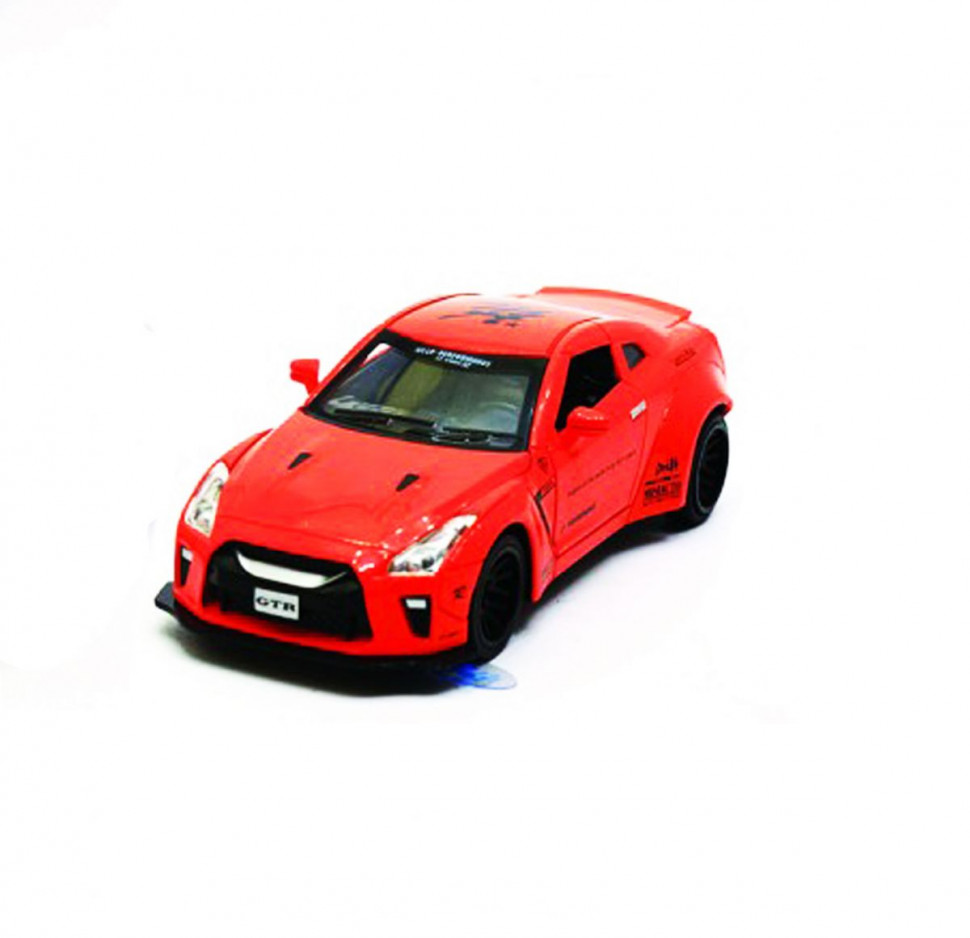 

Машинка металлическая 7862 "Nissan GTR" "Автопром" 1:32 (Красная)