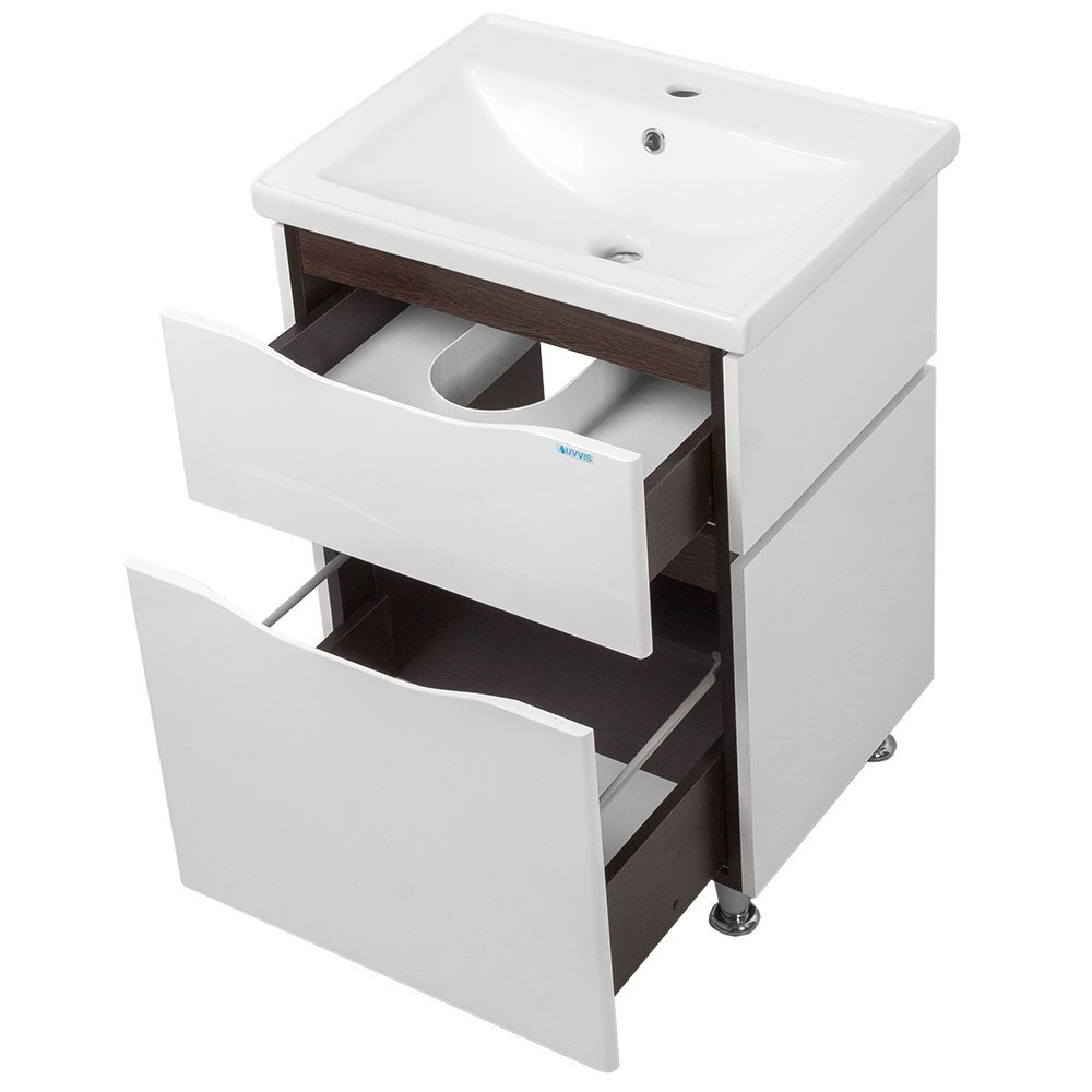

Тумба ЮВВИС Сенатор с умывальником Кантэ 80 см напольная
