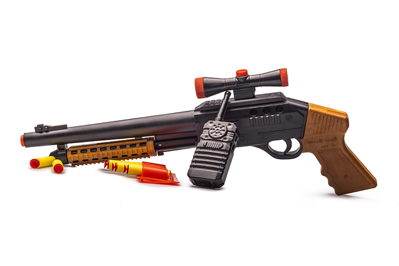 

Игрушечный дробовик "Bodyguard" с мягкими пулями Golden Gun 921GG