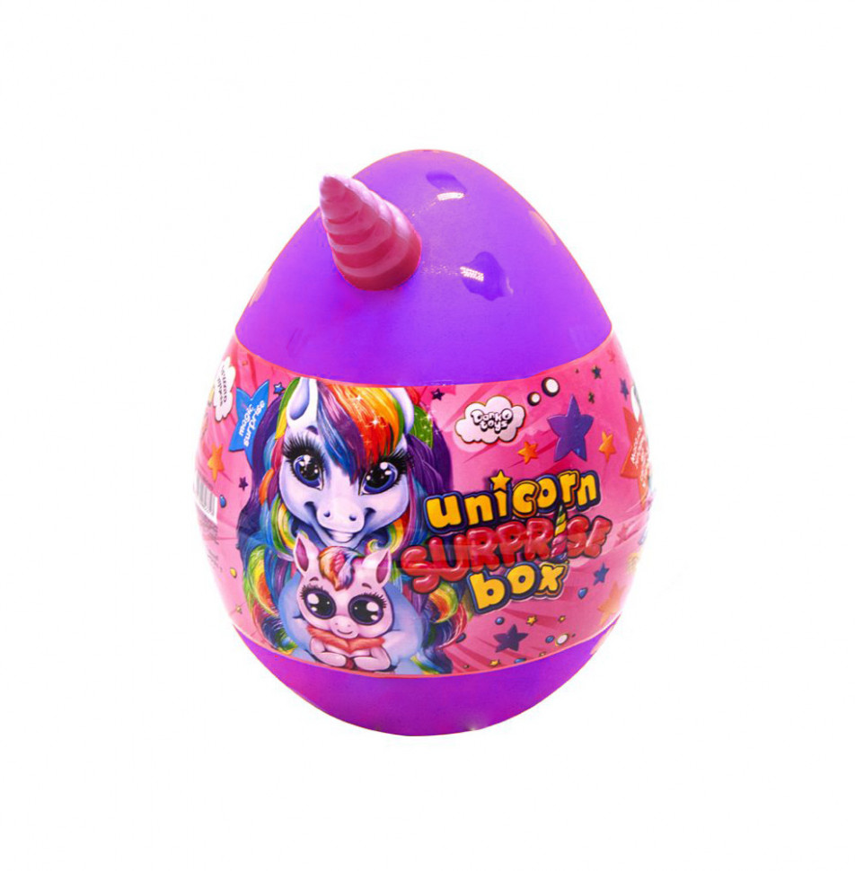 

Набор креативного творчества "Unicorn Surprise Box" Danko Toys USB-01-01U укр (Фиолетовый)