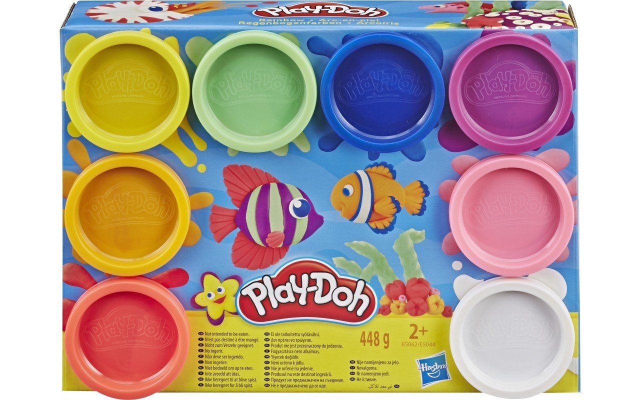 

Play-Doh Набор для лепки 8 цветов Радуга