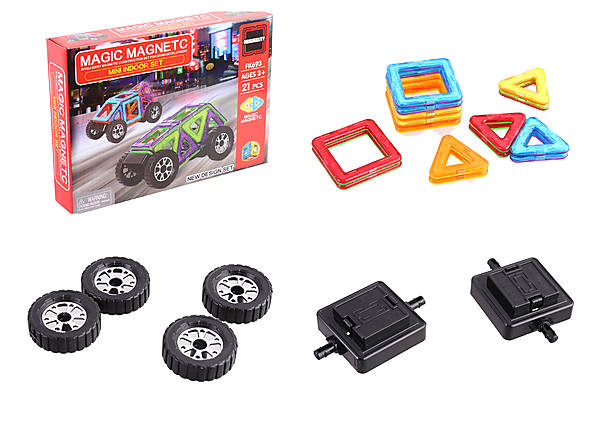 

Конструктор магнитный MAGIC MAGNETIC FK693 21 деталь AToys (FK693)
