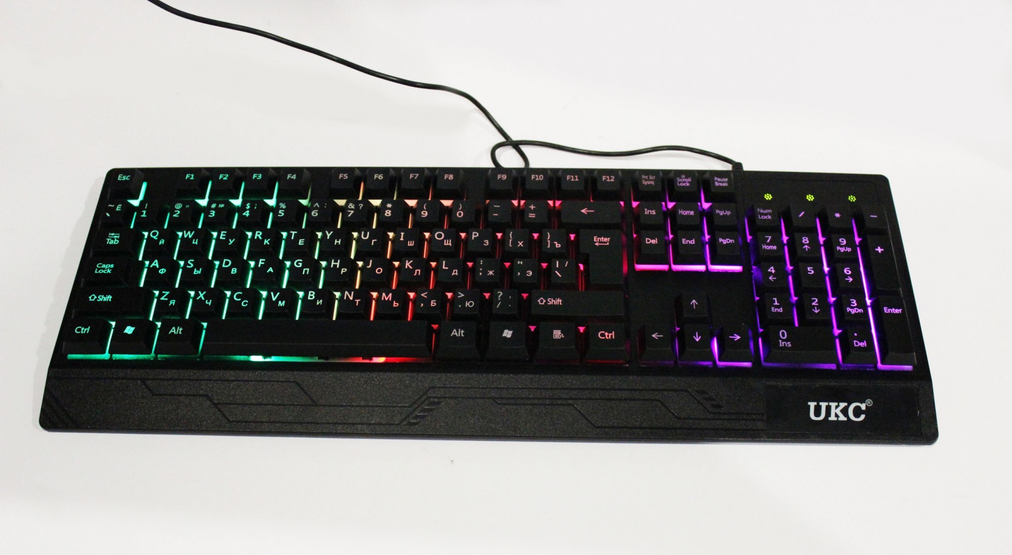 

Комплект проводной UKC ART-4958 клавиатура и мышка с LED подсветкой