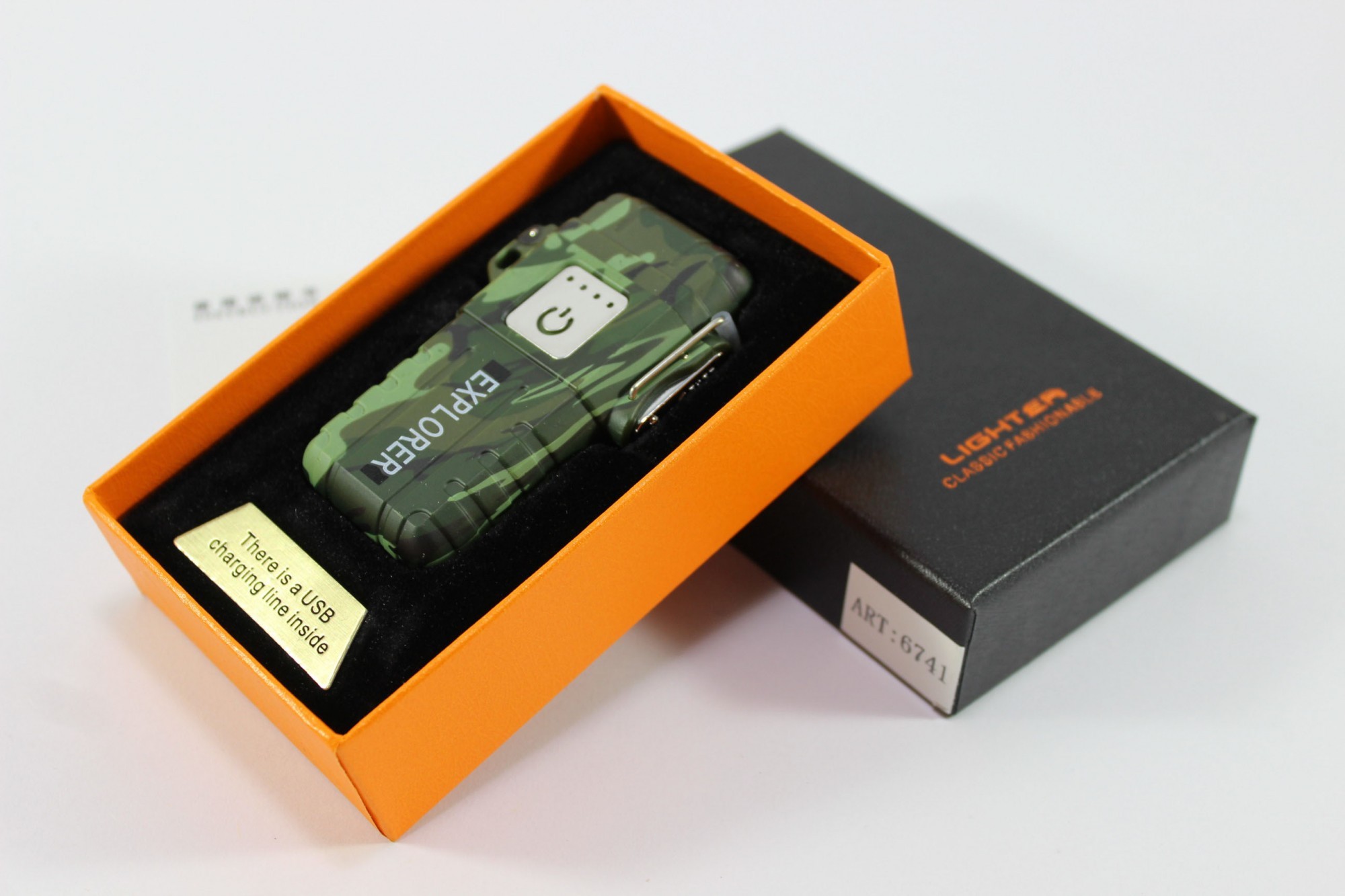 

Зажигалка Lighter JL317 Explorer электро Usb сенсорная аккумуляторная