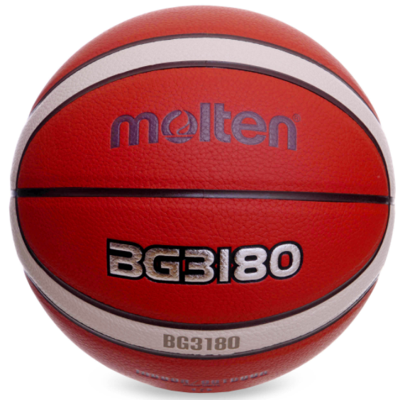 

Мяч баскетбольный MOLTEN B6G3180 №6 PU оранжевый (IN07328)