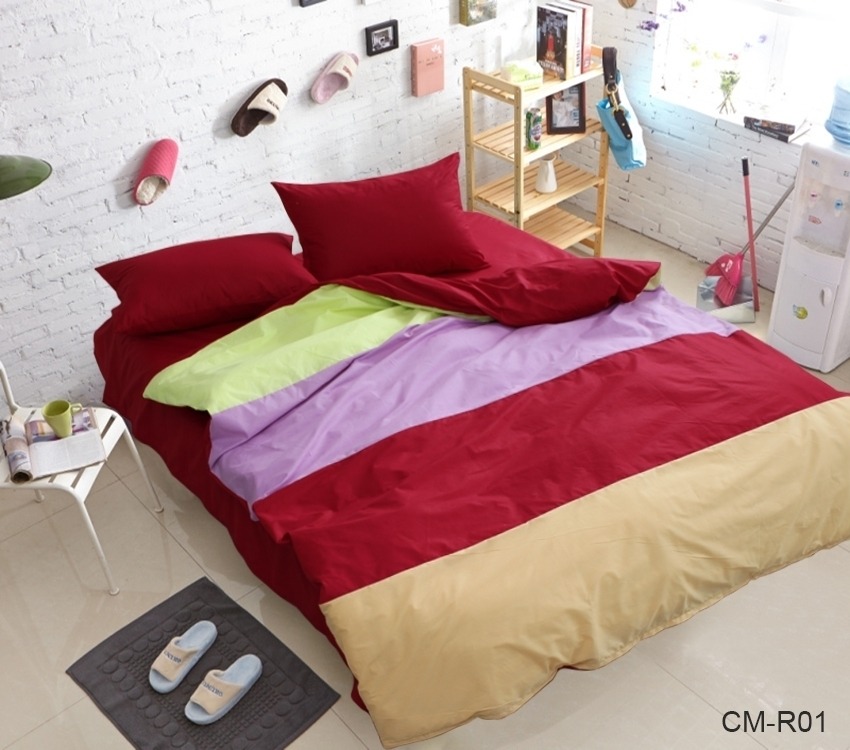 

Постельное белье ранфорс TAG Color Mix CM-R01 Евро