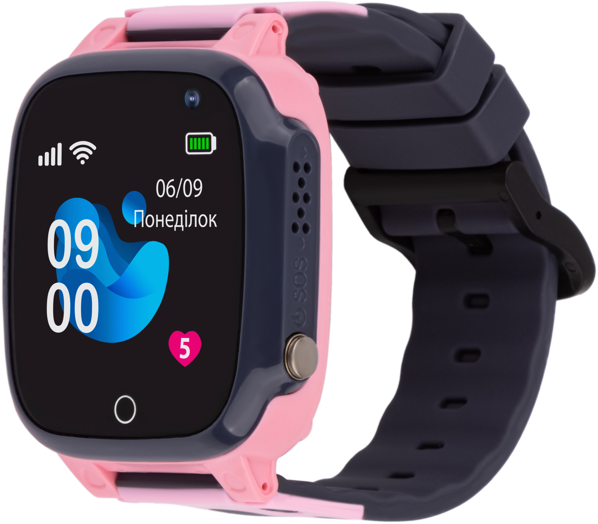 

Дитячий смарт-годинник AmiGo GO008 MILKY GPS Wi-Fi Pink