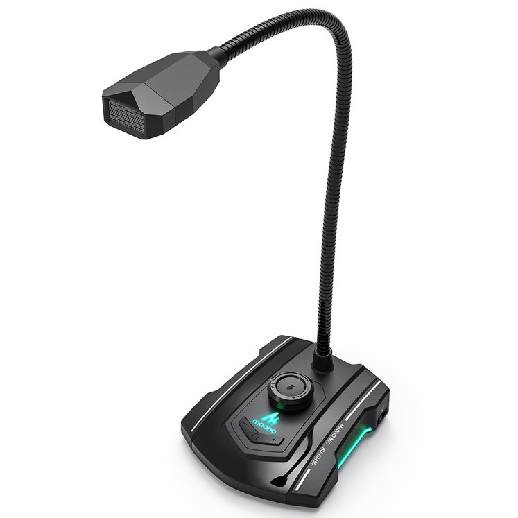 

Maono AU-GM31 микрофон для ПК, геймерский для игр, стриминга Черный (950-1)