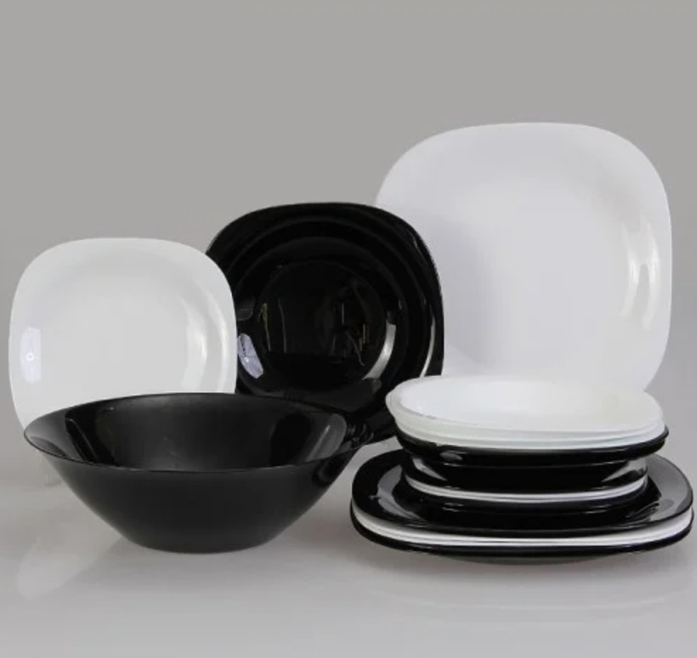 

Столовый сервиз Luminarc Carine BlackWhite N1491 19 предметов