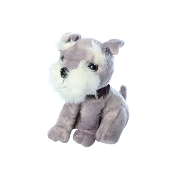 

Интерактивная собачка Gray Dog игрушка с подвижной головой и хвостом на батарейках со звуковыми эффектами 14 х 35 х 23 см Серый