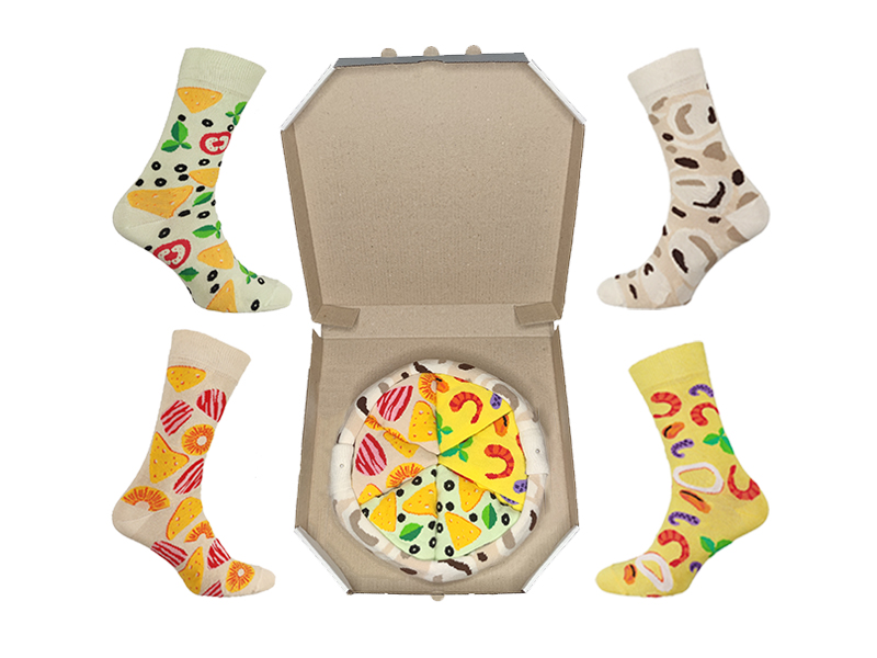 

Мужские наборы носков с принтом в виде пиццы Mix 3 Pizza Socks Box 4 пары YummySocks M (-) Разноцветные (1706, Мужские наборы носков с принтом в виде пиццы Mix 3 Pizza Socks Box 4 пары YummySocks M (40-43) Разноцветные (1706)