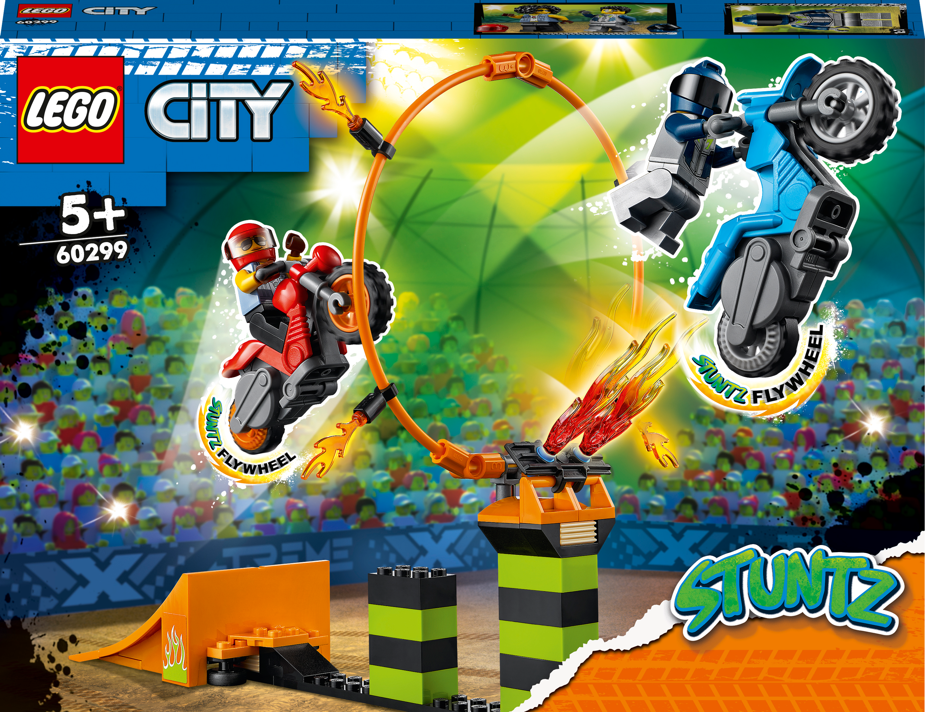 

Конструктор LEGO City Stuntz Состязание трюков 73 детали (60299)