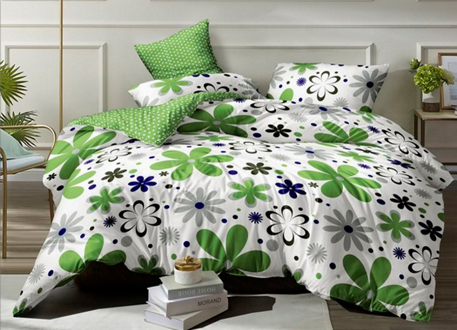 

Простынь MirSon Сатин Premium 22-1262 Green Summer 180 x 220 см