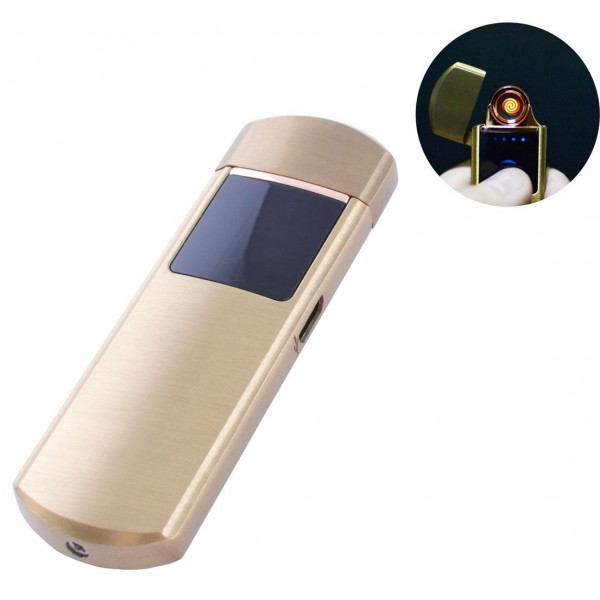 

USB зажигалка HL-73 Gold