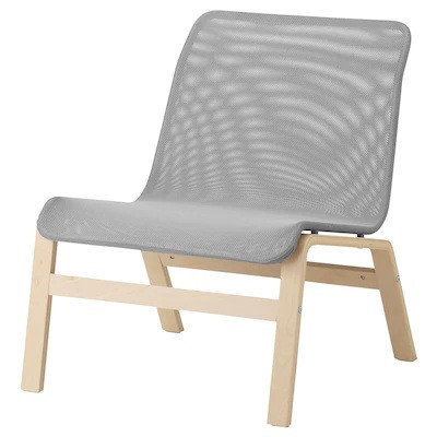 

Кресло IKEA NOLMYRA Березовый шпон/Серый (102.335.32)