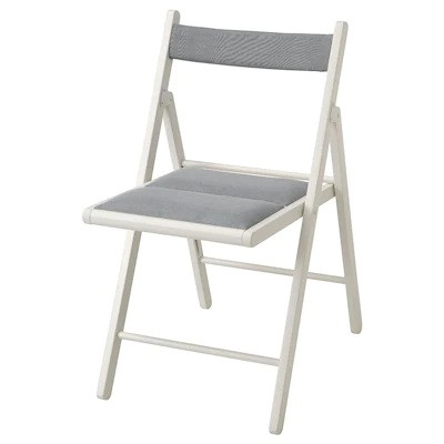 

Складной стул IKEA TERJE Белый/Книса светло-серый (804.569.82)