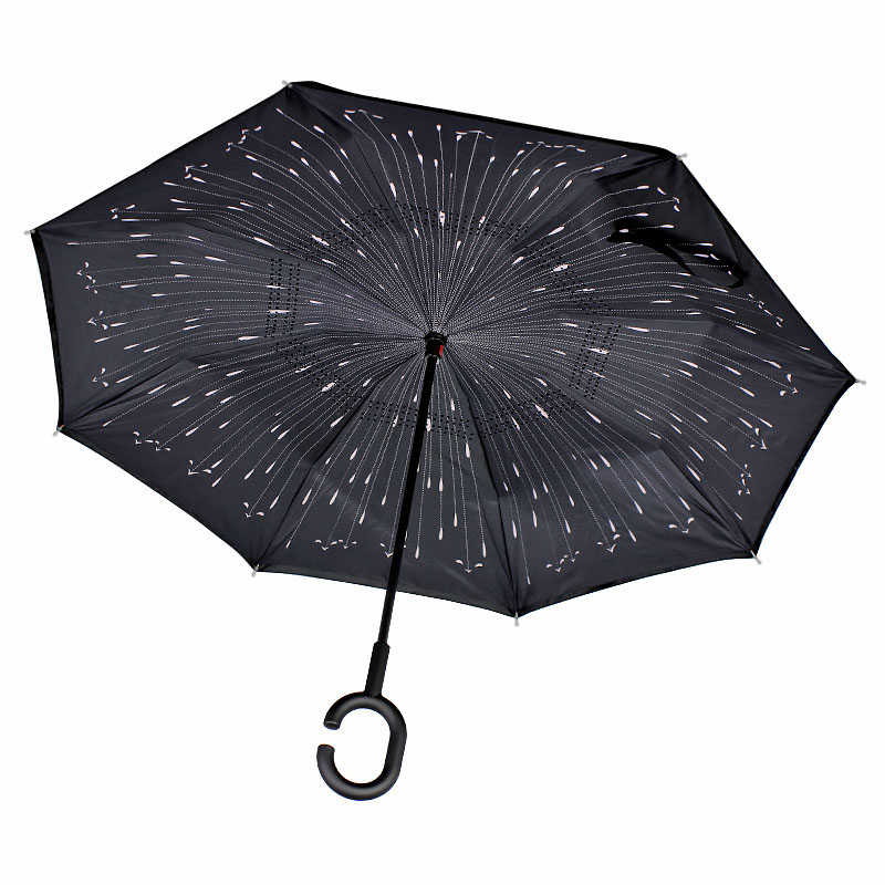 

Зонт наоборот Up-Brella Метеоритный дождь ветрозащитный умный