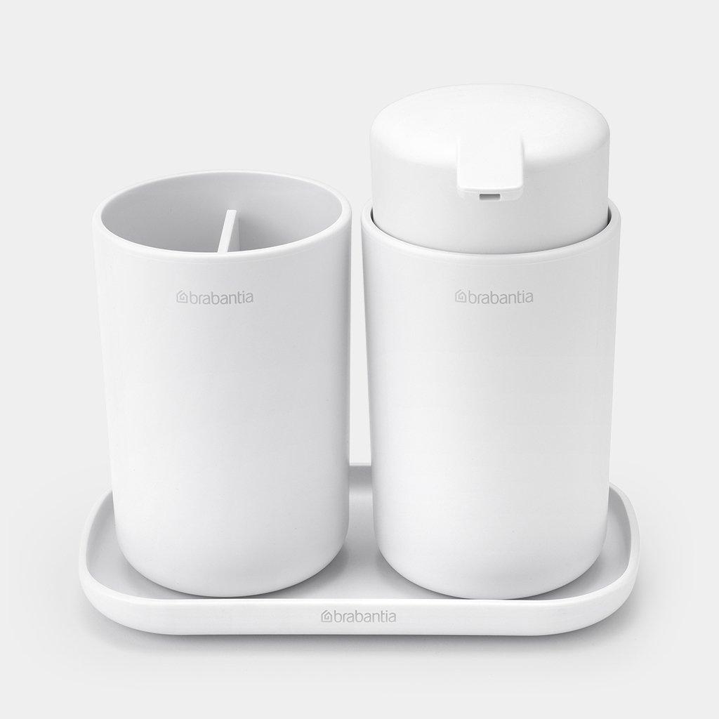 

Набор аксессуаров для ванной комнаты BRABANTIA 3 шт белый (280382)