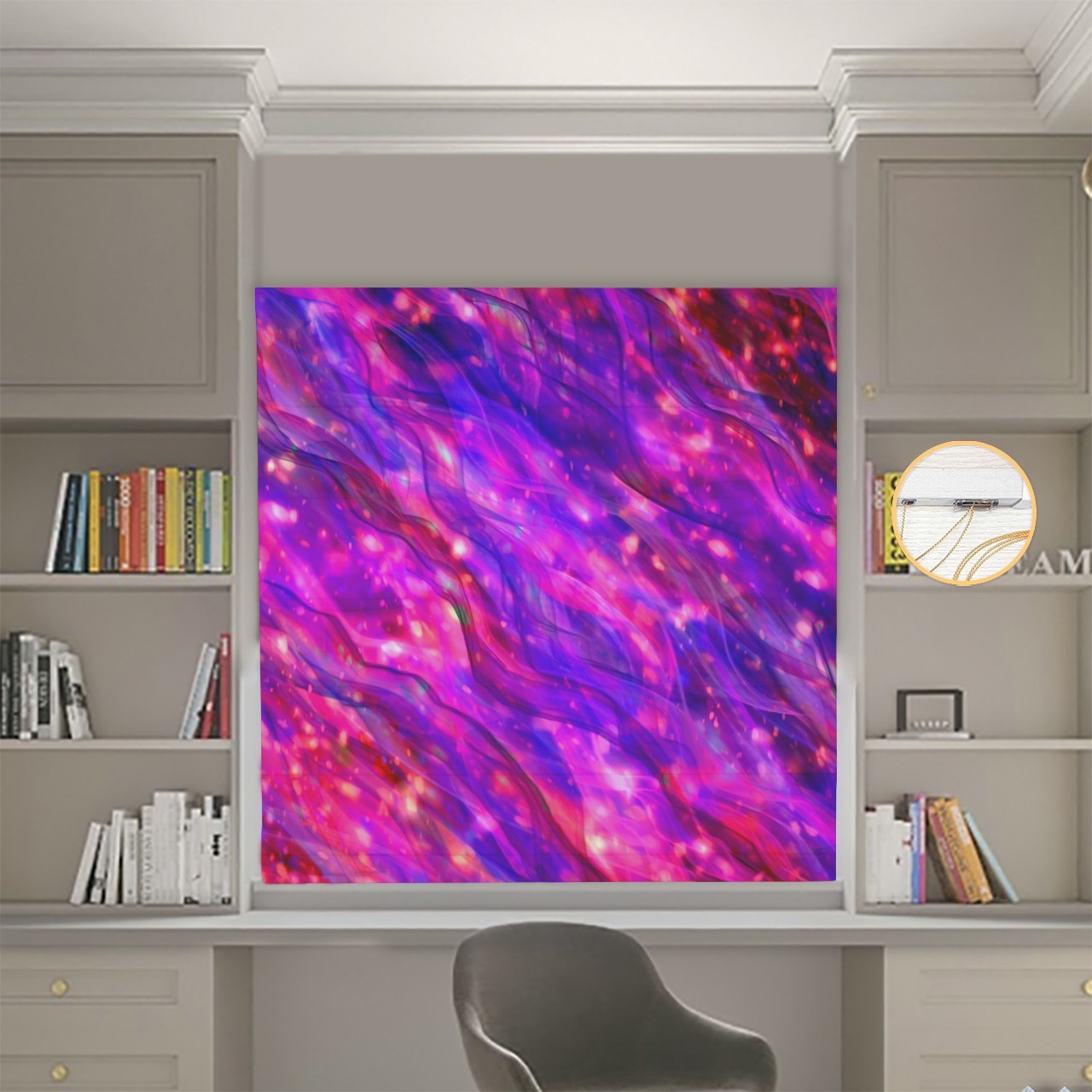 

Римские шторы DECOLIV Фотопечать Абстракции 13-035 Блэкаут 260*170 см