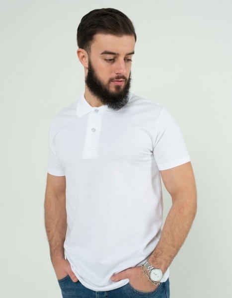 

Футболка чоловіча поло НатаЛюкс  біла 14-1350, Футболка чоловіча поло НатаЛюкс 4XL біла 14-1350