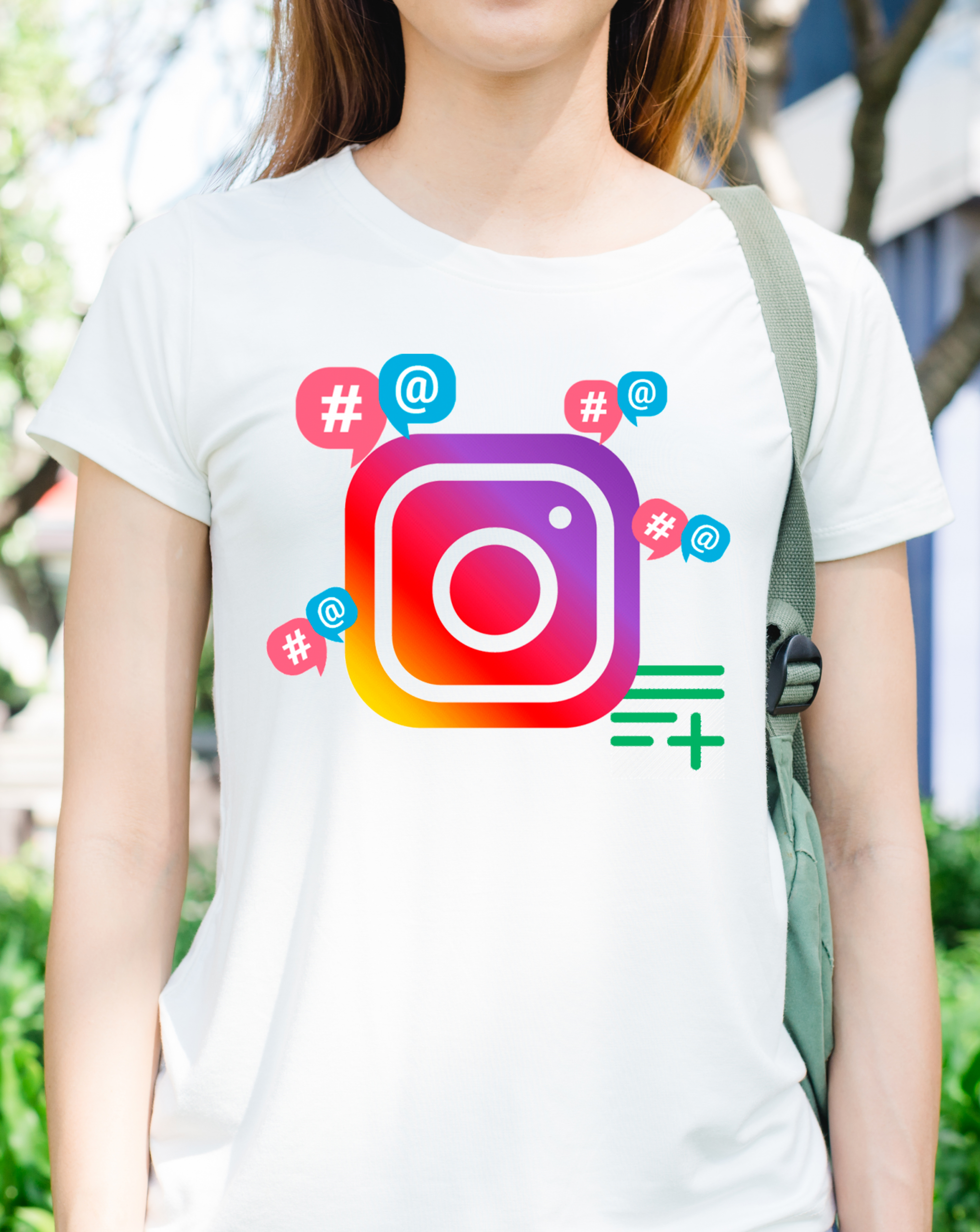 

Футболка хлопковая Fruit of the Loom instagram Белая 140 см AA3W140