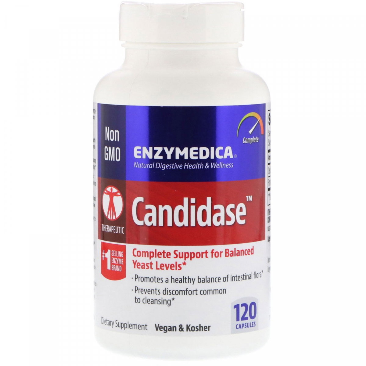 

Кандидаза, Enzymedica, 120 капсул