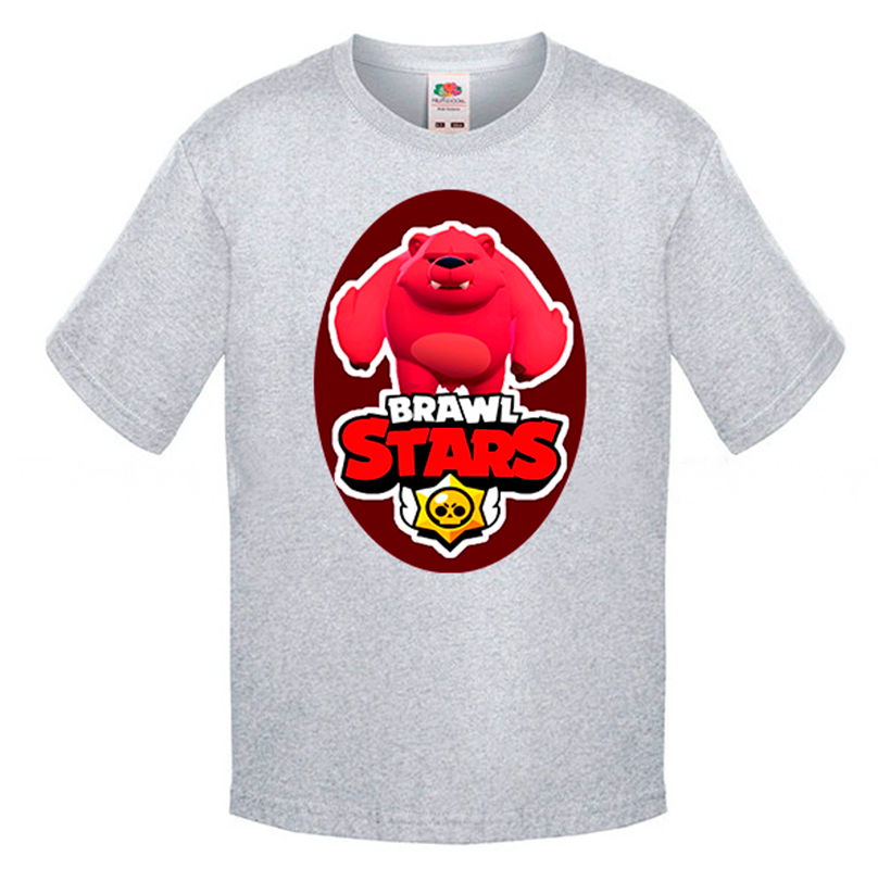 

Футболка Fruit of the Loom Brawl Stars Серый 128 см SB6BM128