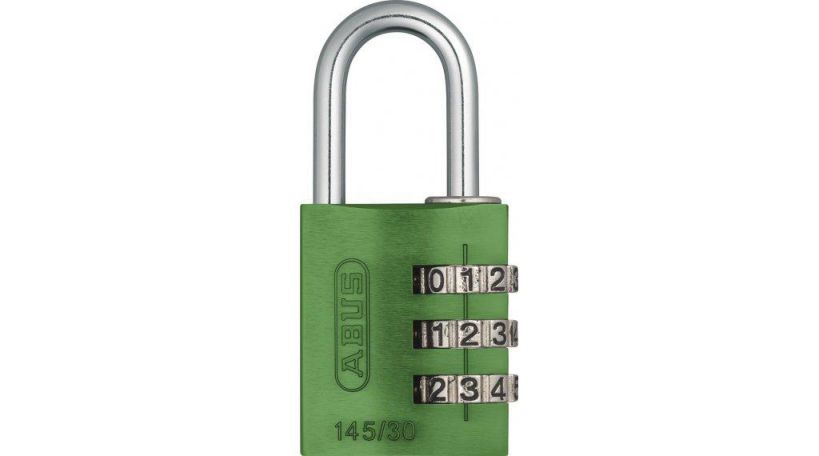 

Замок навісний ABUS 145/30 Combination Lock Green
