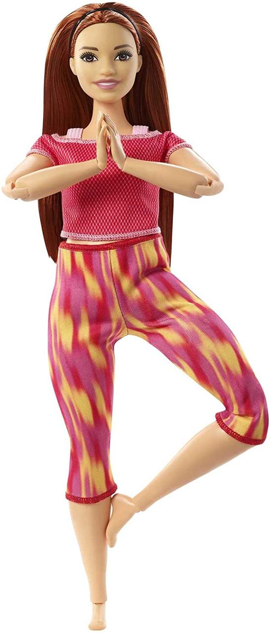 

Кукла Барби Made to move Рыжая в оранжевом топе (GXF04) от Mattel