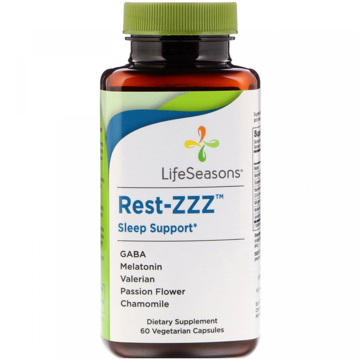 

Снотворное LifeSeasons (Rest-ZZZ Sleep Support) 60 вегетарианских капсул