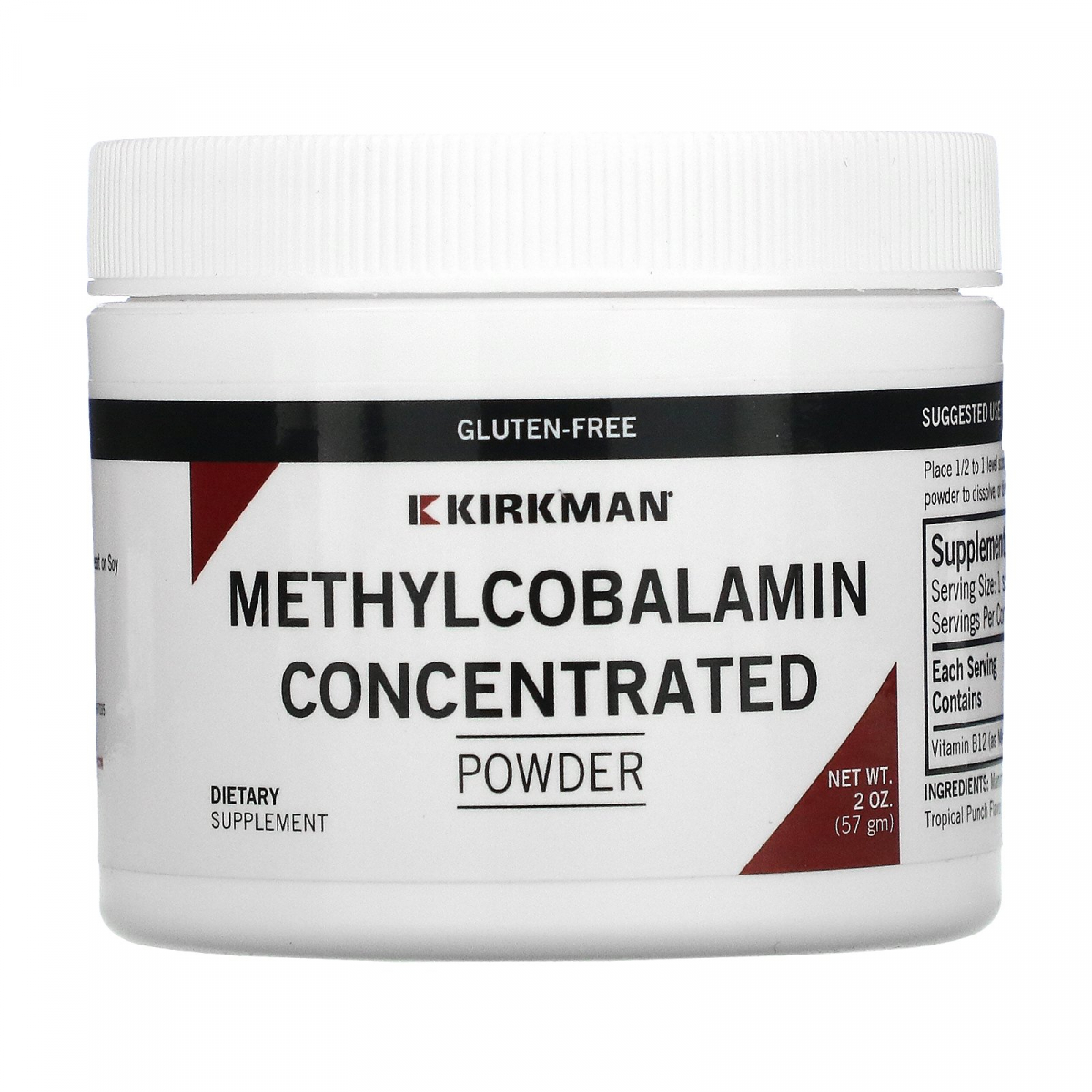 

Витамин В12 метилкобаламин концентрированный порошок Kirkman Labs (Methylcobalamin) 57 г
