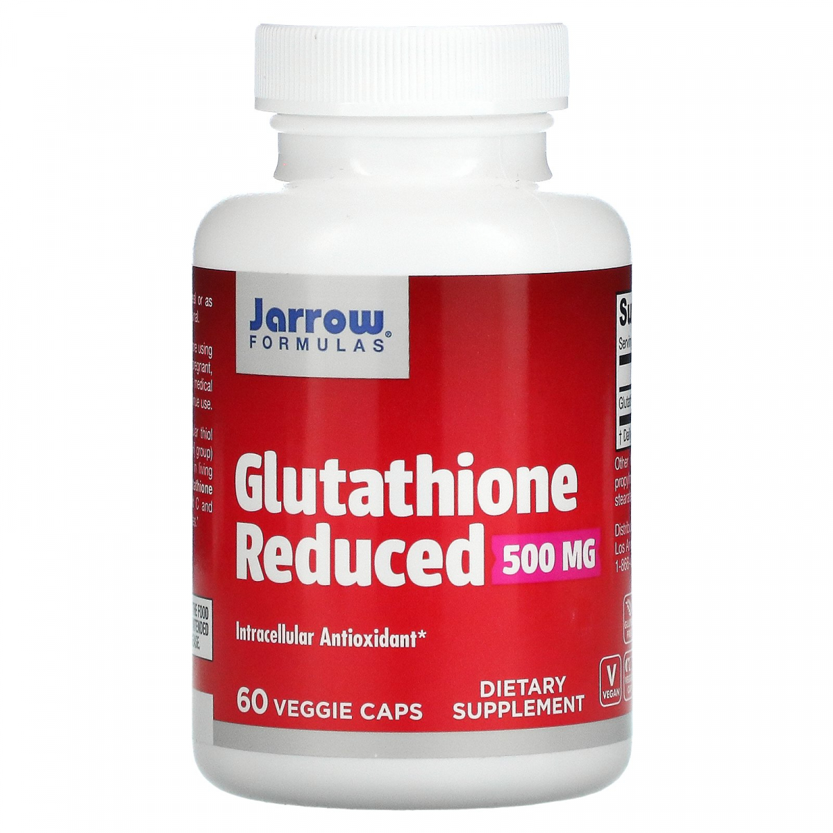 

Глутатион восстановленный Jarrow Formulas (Glutathione) 500 мг 60 капсул