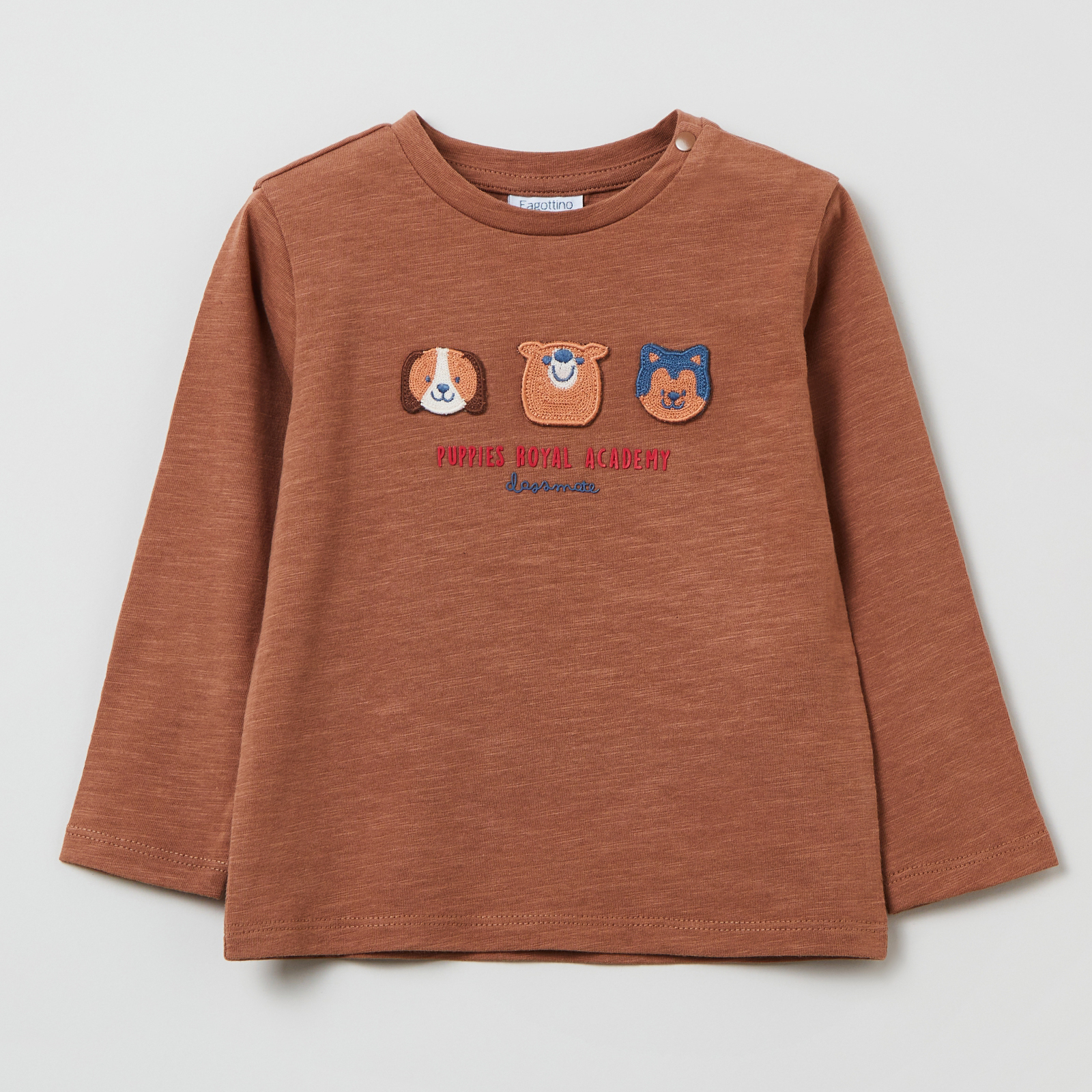 

Футболка с длинными рукавами OVS 1296648-5 86 см Brown