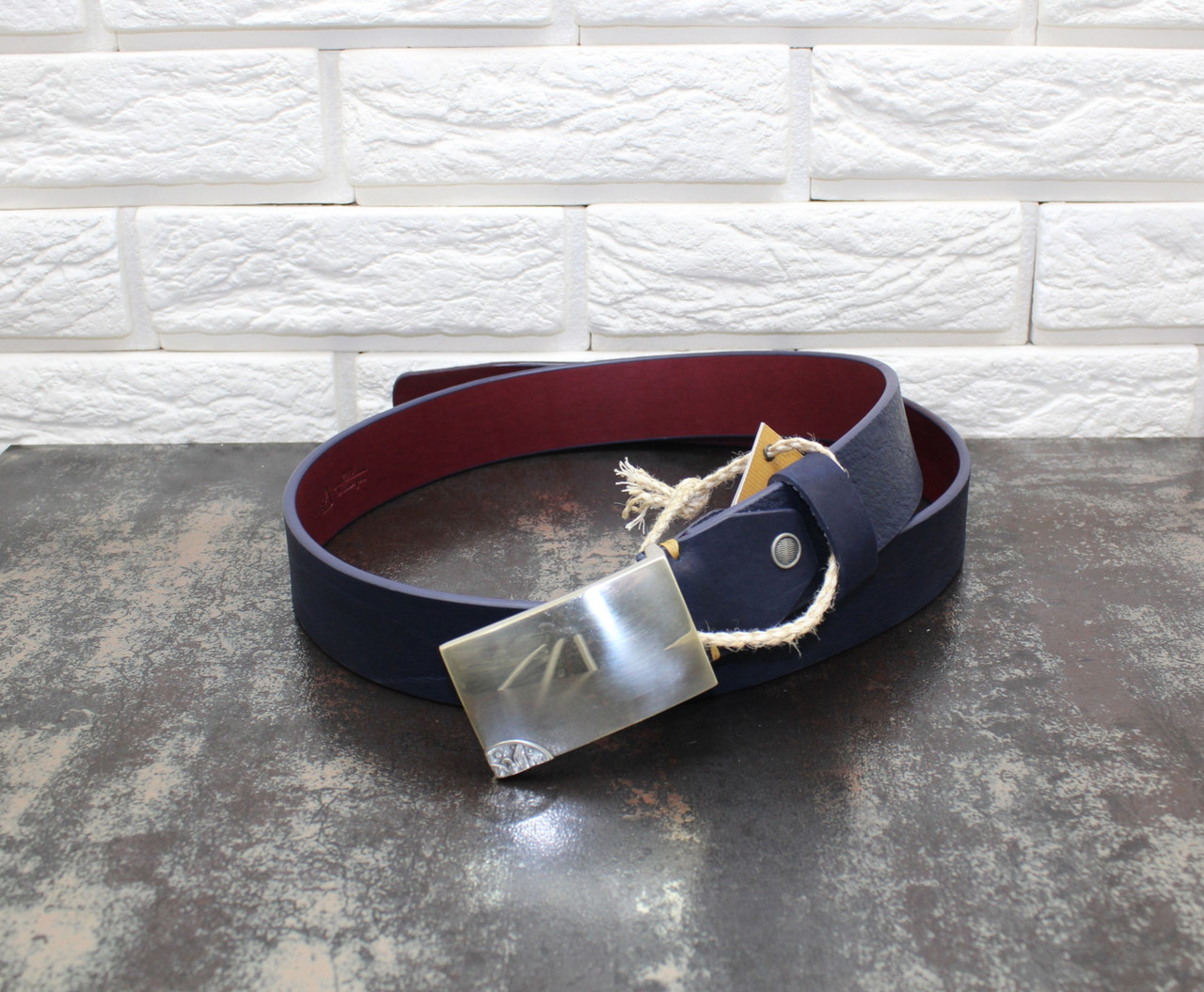 

Джинсовый ремень Buffalo синий 6579