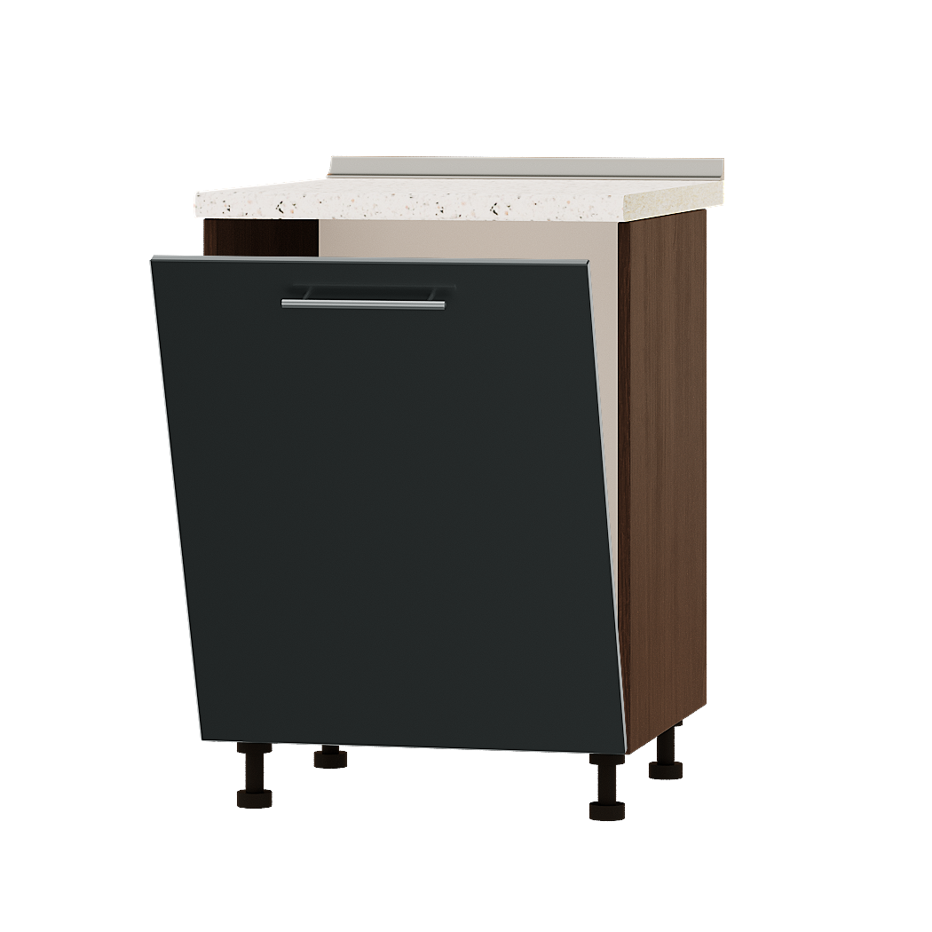 

Фасад кухонный Акрил для посудомоечной машины ПМ-600 Антрацит Глянец Венге темный 60х2х71 см