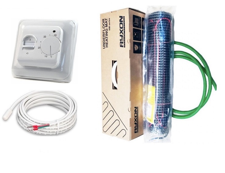 

Теплый пол Ryxon HM-200 двухжильный мат 300 Вт 1.5 м2 с механическим терморегулятором в комплекте (VIT0196)