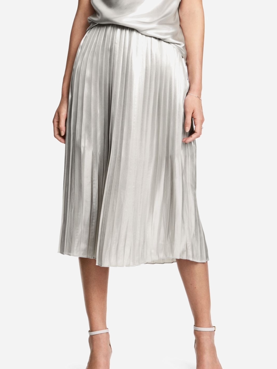 

Юбка H&M 0492554-5 32 Серебристая